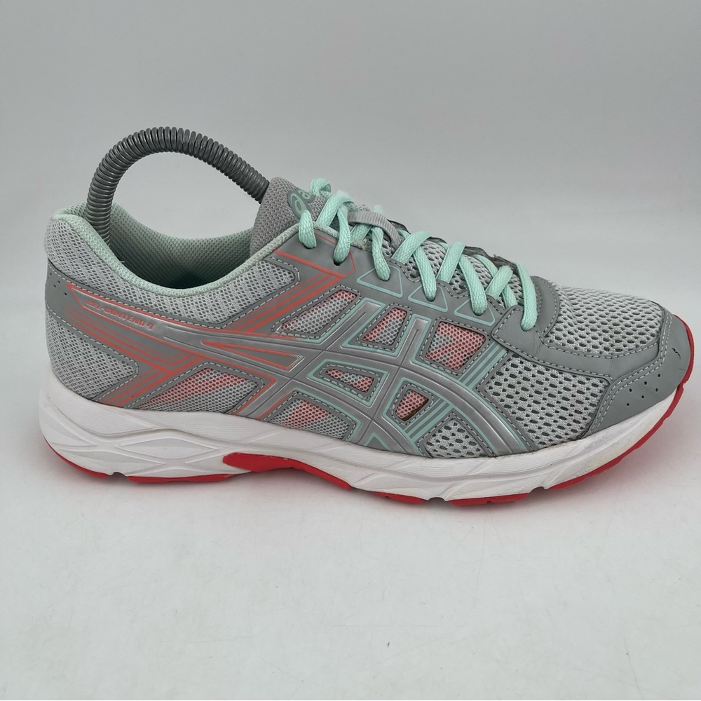 ASICS Women’s Gel Contend 4 Grey Seafoam Green Running Shoes Blue- Size 8.5